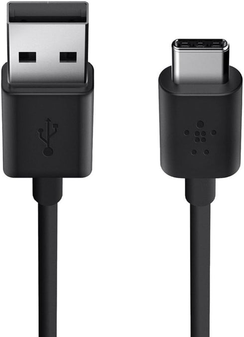 Belkin USB-IF Certified 2.0 USB-A to USB-C (USB Type C) Charge Cable, 6 Feet / 1.8 Meters, Black...