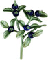 Holibanna Enamel Pin Floral Brooches Retro Blueberry Branch Enamel Lapel Pin Women Breastpin Collar Pin Corsages Scarf Badges Costume Jewelry for ...