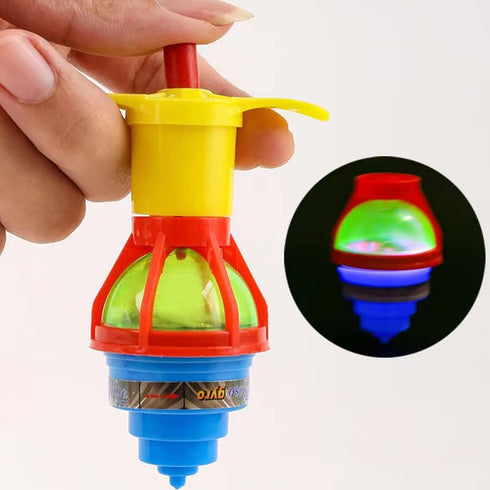 9Pack LED Light Up Spinning Tops with Gyroscope, LED Flashing Spinning Toys for Kids, Party Favors Goodie Bag Fillers Glow Dark Party Supply Bulk ...