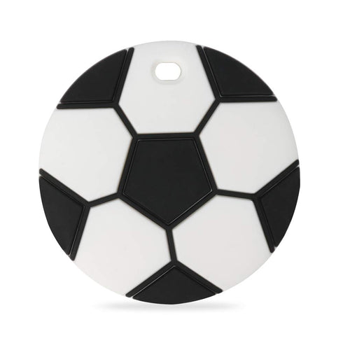 Baby Sport Teething Toys,BPA Free Food Grade Silicone Teether,Highly Effective Pain Relief for Boy and Girl,Freezer Safe Teething Egg (Soccer Ball...