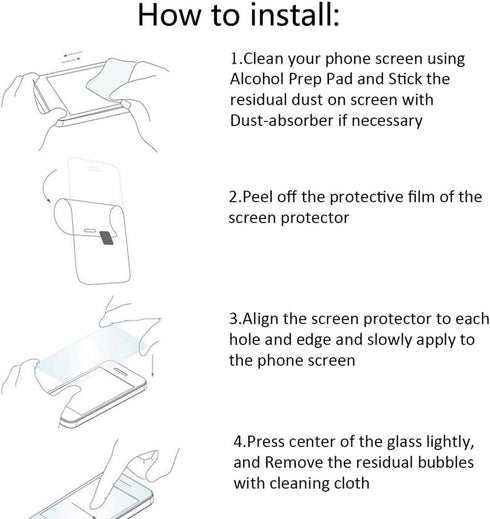 (2 Pack) Designed for Google Pixel 8 Pro Tempered Glass Screen Protector 9H Anti Scratch HD Clear Bubble Free...