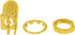 Superbat SMA Connectors SMA Female PCB Edge Mount Connector Solder RF Coaxial Adapter SMA Female Bulkhead Connector for 0.062 inch End Launch 10pc...