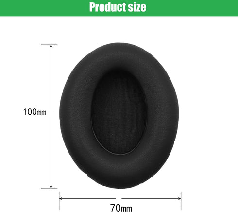 HD201 Ear Pads Replacement Repair Accessories Protein Leather Resilient Ear Pads Compatible with Sennheiser HD201 HD201S HD206 HD180 Headphones (B...