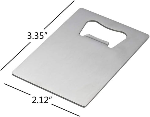 Saedy 4-Pack Credit Card Bottle Opener, Stainless Wallet Beer Opener...