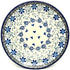 Polish Pottery Plate - Bread & Butter (6 1/4") - Silver Lace...