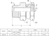 (2-PACK) 1404-04-08 Hydraulic Hose Adapter Fitting 1/4" Male (1/4"-18NPTF) × 1/2" Female Swivel (1/2"-14NPSM) SAE Straight Pipe Joints Tube Connec...