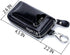 Car key Case Leather Pocket Key Organizer Case Smart Key Chain Remote Key Metal Hook Key Ring Zip Wallet Card Holder...