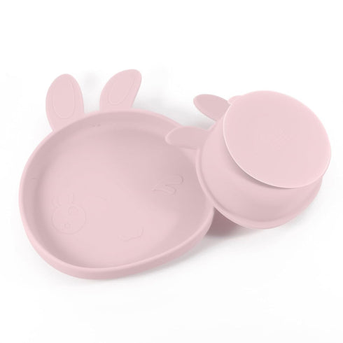 Baby Led Weaning Supplies, Silicone Baby Feeding Set, Suction Plate and Bowl, Self Feeding Spoons, First Stage Food Set, Baby feeding Dishes, Infa...