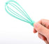 Navy Blue Silicone Whisk, Colorful Mini Silicone Whisks Multifunctional Manual Egg Beater Mixer Bake Tool for Blending Whisking Stirring Cooking K...