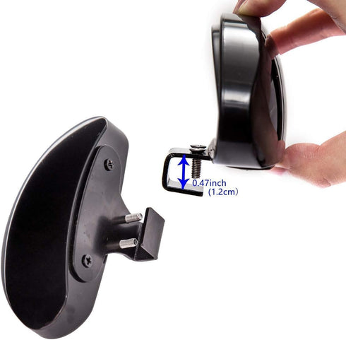 Blind Spot Mirrors, Adjustable Car Auxiliary Universal Wide Angle Mirror for Universal Cars, Screw Fixation...
