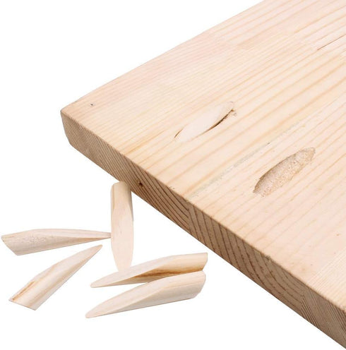 AUTOTOOLHOME 100 Pack Solid Wood Pocket Hole Plugs Pine for Pocket Hole Jig Woodworking Tool with a Storage Case(100)...