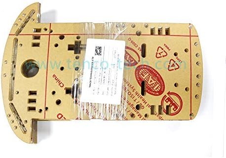 YIKESHU 2WD Smart Robot Car Chassis Kit with Speed Encoder Battery Box 2 Wheels Arduino Microbit Raspberry Pi DIY Toy Adult Age 16+...
