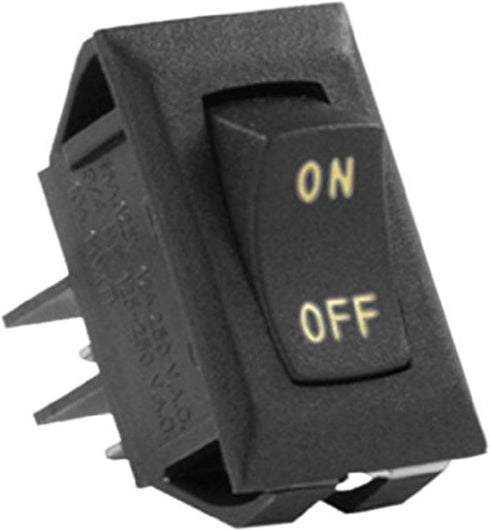 JR Products (12591-5 Black/Sliver 12V On/Off Switch, (Pack of 5)...