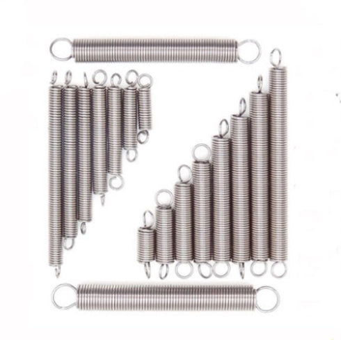 200PCS Compression Spring Series kit, 21 Combination kit, Galvanized Extension and Compression Spring kit, Including Small Springs for Home Repair...