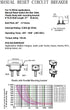 6-28V 50A Circuit Breaker Manual Reset for Automotive RV Marine Boat with Protective Red Belt Cover 50 Amp...