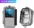 Action 2 Waterproof Case Diving Shell 45m Environmentally Friendly Housing Cover Camera Dual Screen for Osmo Action 2...