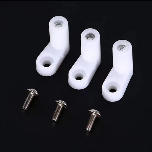 40pcs Game Console Motherboard Plastic Feet, L Shape Type PCB Board Spacer Mounting Feet with Screws, for Arcade Gaming Circuit Board Accessories ...