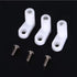 40pcs Game Console Motherboard Plastic Feet, L Shape Type PCB Board Spacer Mounting Feet with Screws, for Arcade Gaming Circuit Board Accessories ...