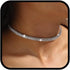 CLOACE Rhinestone Choker Necklace Sparkle Glitter Necklaces Crystal Diamond Row Choker Party Prom Neck Jewelry for Women...