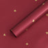 20 Sheets Solid Color Love Heart Flower Wrapping Paper,Waterproof Florist Bouquet Paper,DIY Crafts,22.8x22.8 inch (Red Gold)...