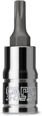 Capri Tools 3-0224 T20 Star Bit Socket, 1/4-Inch Drive...