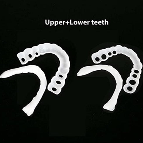 2 Pairs,Men's and Women's Temporary Cosmetic Confident Smile...