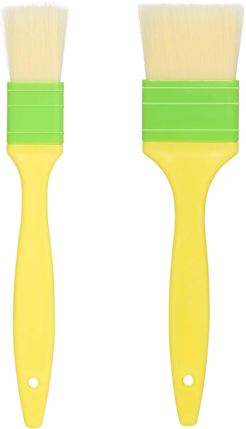 Pastry Brushes Basting Oil Brush for Spreading butter, oil, or egg wash,Cooking Baking BBQ Oil Brush (2, 1in, 2in)...