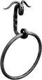 Towel Ring Holder Hand Forged Animal Head Towel Holder Wrought Iron Handmade Wall Mounted Kitchen Towel Holder Modern Farmhouse Kitchen Towel Ring...