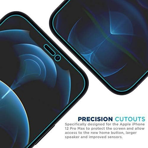 Tech Armor HD Clear Film Screen Protector Designed for Apple iPhone 12 Pro Max 6.7 Inch 4 Pack 2020...