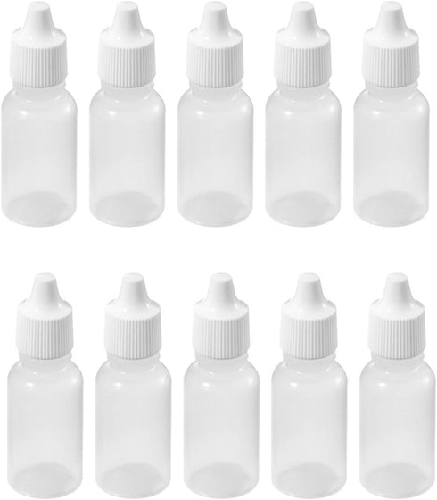 24pcs 10ml Empty Plastic Dropper Bottle/Eye Dropping Bottles Squeezable Eye Liquid Dropper(10ml)...