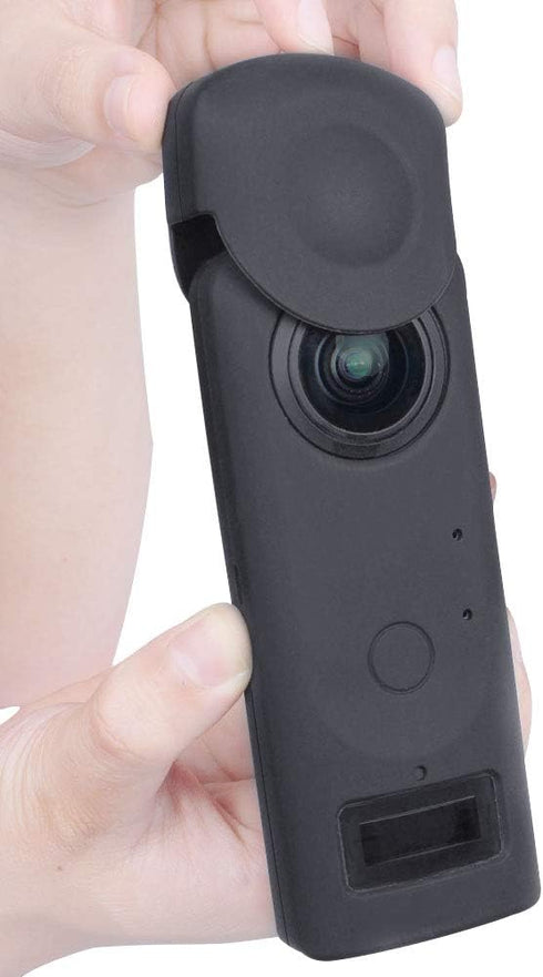 Portable Silicone Case for Ricoh Theta Z1 360 Degree Camera?Skin for Ricoh Theta Z1 Waterproof Protection (Black)...