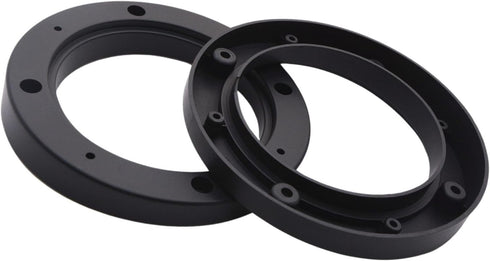4" Dia Universal Black Plastic Speaker Spacer Adaptor Ring Mounting Bracket Fit ABS Car Stereo Speaker Spacers (2 Pcs)......
