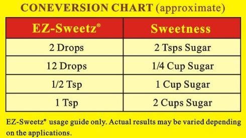 EZ-Sweetz (1.05oz - Liquid Sweetener 400 Servings/Bottle)...