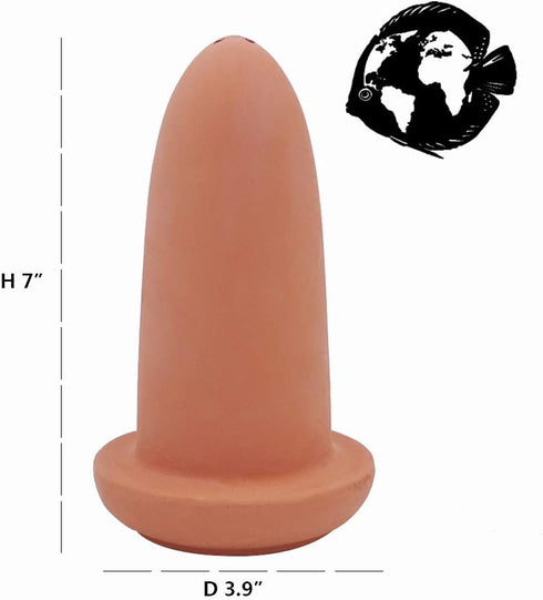 Ceramic Spawning Breed Cone for Discus Fish and Angelfish Fish Breeding Cones Cave 7 Inches...