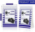 500 Pieces Lens Cleaning Paper Tissue and 2 Double Sided Cleaning Cloth-Lens Cleaning Paper for Camera Lenses, Microscopes, Computer Screens, Magn...