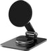 Magnetic Phone Stand Compatible with MagSafe, Foldable Phone Stand for Desk with 360°Rotation Base, Aluminum Cell Phone Stand Compatible for MagSa...