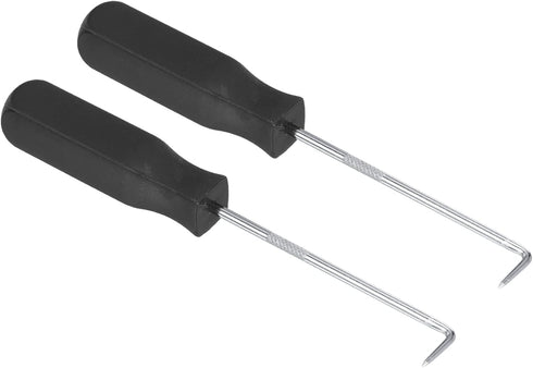 PATIKIL O-Ring 90 Degree Picks 142mm, 2 Pcs Oil Seal Gasket Precision Screwdriver Puller Remover Removal Tool, Black...