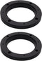 AnRui 4 Inch Universal Fit Car Speaker Spacer Adaptor Ring Mounting Bracket Plastic Black Car Stereo Speakers Spacer, 2Pcs...
