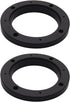 AnRui 4 Inch Universal Fit Car Speaker Spacer Adaptor Ring Mounting Bracket Plastic Black Car Stereo Speakers Spacer, 2Pcs...