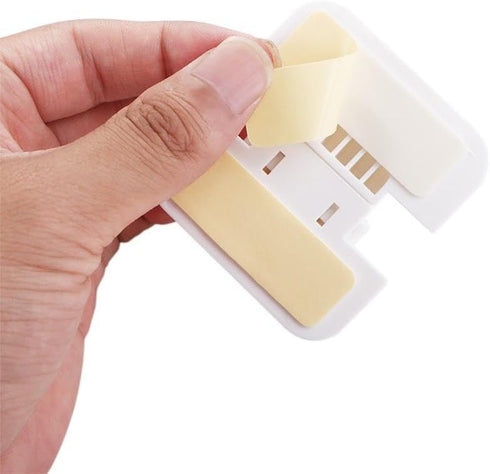 4 Pack Child Safety Strap Locks for Cabinets, Drawers, Toilet, Fridge, Adhesive Child Toddler Safety Lock for Kitchen...