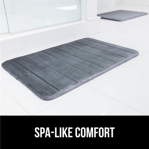 GORILLA GRIP Memory Foam Bath Mat, Soft Absorbent US Designed Bathroom Rug, Gripping Dots Machine Washable Bathmat, Cushioned Floor Mats, Shower S...