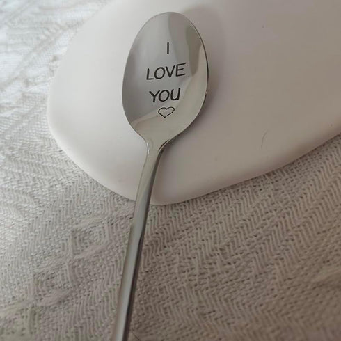 Anniversary Birthday Gifts for Husband Wife I Love You Spoon for Boyfriend Girlfriend Christmas Valentines Day Gift for Couple Spoon Gifts for Him...