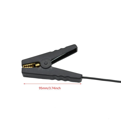 Farm Electric Fence Jump Leads with Crocodile Clip Connect Energizer and Fencing System Wire (2Clip+2wire)...