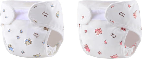 Reborn Baby Dolls Cloth Diapers Pack of 2 Pieces Fit for 17-22 inch Reborn Newborn Dolls...