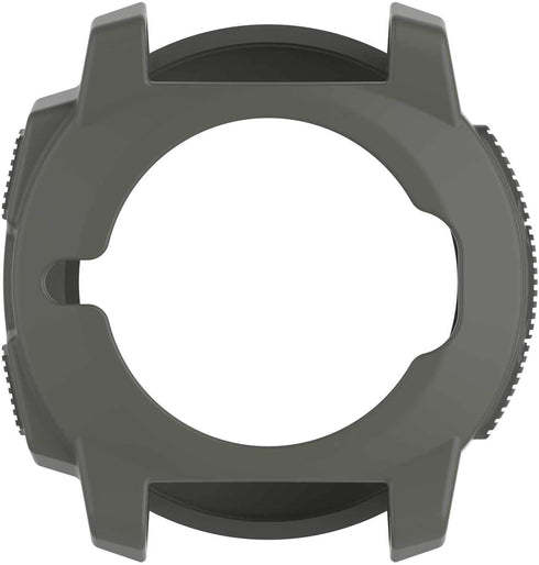 FitTurn Case for Garmin Instinct Watch - Slim Designer Sleeve Protector, Anti-Scratch Bezel, Silicone Band Cover (Gray)...