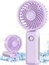 Mini Portable Fan, Personal Handheld Fan Foldable 4000mAh Battery Operated USB Rechargeable Small Desk Fan Quiet Powerful 3 Speed Makeup Lash Fan ...