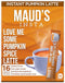 Maud's Pumpkin Spice Latte Instant Coffee Sticks - 16ct...