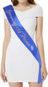 "Growing A Prince" Sash & Dad to Be Pin Kit - Little Prince Baby Shower It's A Boy Royal Prince Gift (Royal Blue)