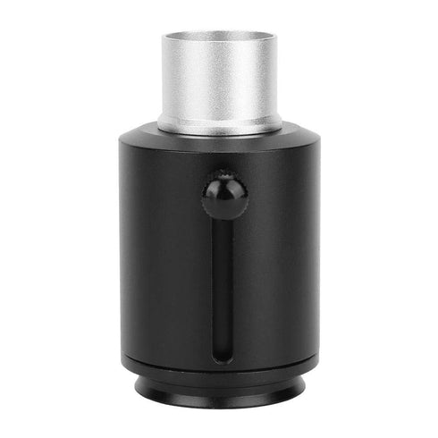 Microscope Lens Adapter, Stereo Microscope Mount Lens Camera Adapter Made of Aluminum Alloy for Stereoscopic Microscope, 25mm or 23.2mm Camera Int...