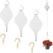 3 Pack Plant Pulley Hanger, Retractable Plant Hook Pulley, Adjustable Heavy Duty Plant Hanging Pulleys for Garden Baskets & Bird Feeder with 3 PCS...